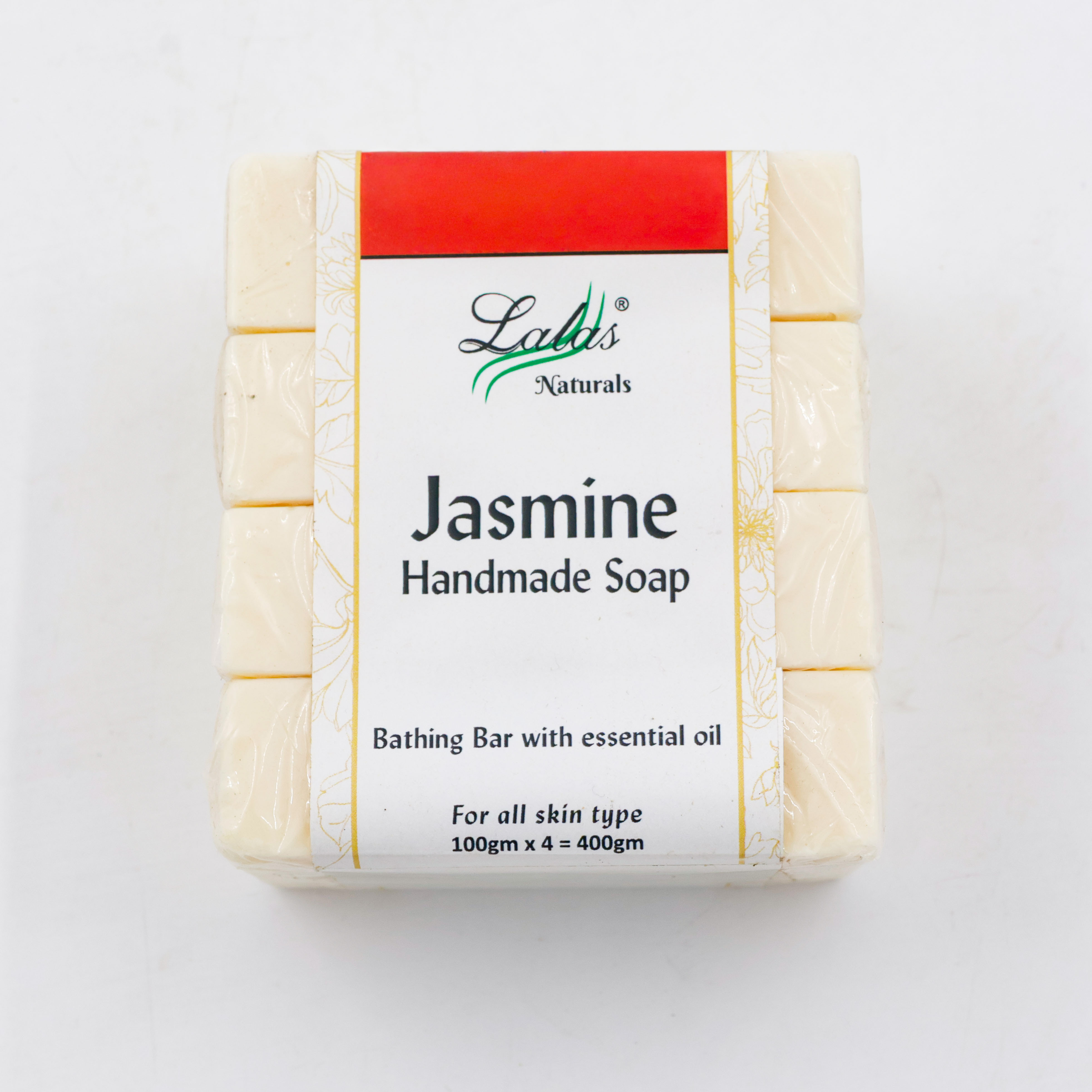 Lalas Soap Handmade Jasmine 4PC 400 g